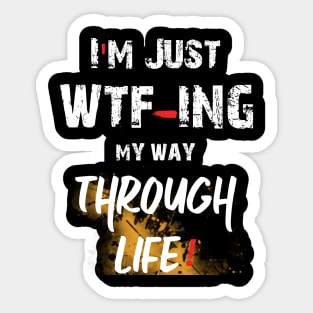 WTF Quote Sticker